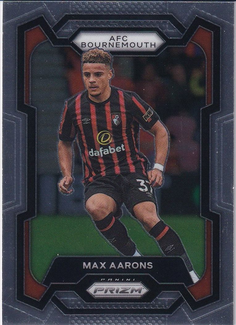 2023-24 Panini Prizm Premier League Soccer Base #233 AFC Bournemouth, Max Aarons