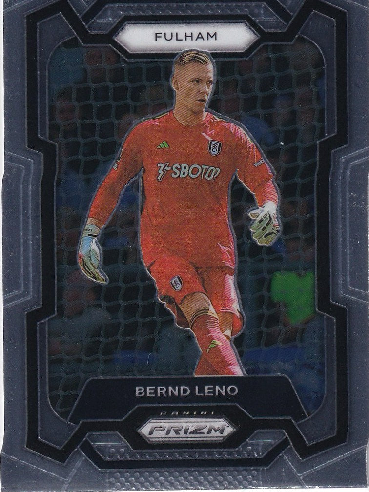 2023-24 Panini Prizm Premier League Soccer Base #157 Fulham, Bernd Leno