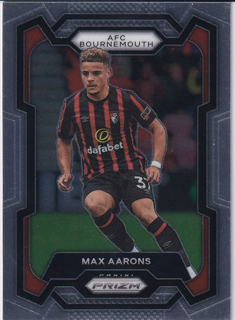2023-24 Panini Prizm Premier League Soccer Base #233 AFC Bournemouth, Max Aarons