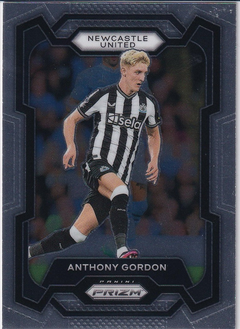 2023-24 Panini Prizm Premier League Soccer Base #62 Newcastle United, Anthony Gordon