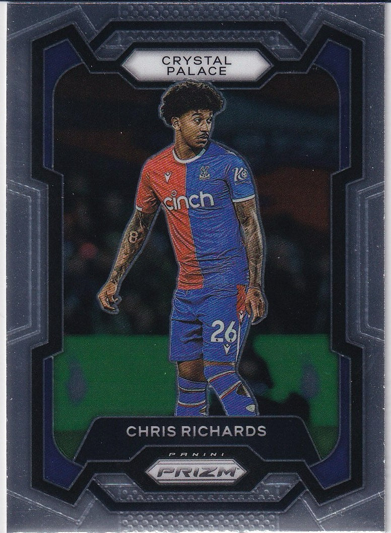 2023-24 Panini Prizm Premier League Soccer Base #177 Crystal Palace (Chris Richards)