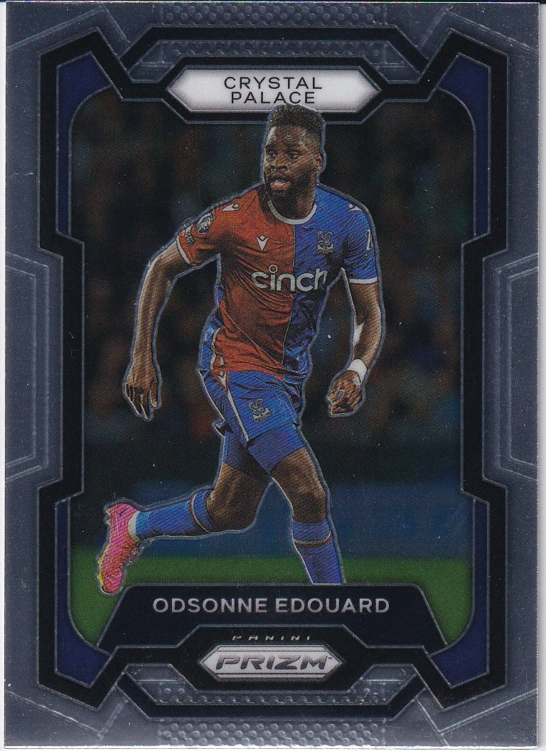 2023-24 Panini Prizm Premier League Soccer Base #173 Crystal Palace (Odsonne Edouard)