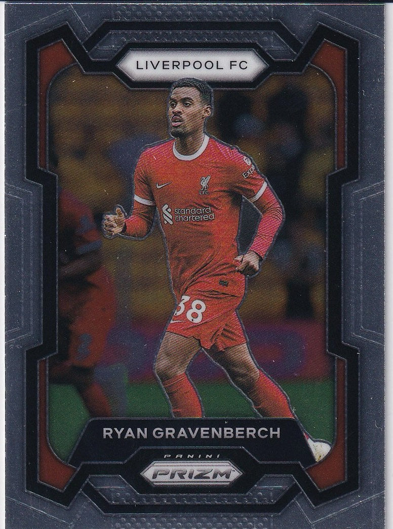 2023-24 Panini Prizm Premier League Soccer Base #89 Liverpool (Ryan Gravenberch)