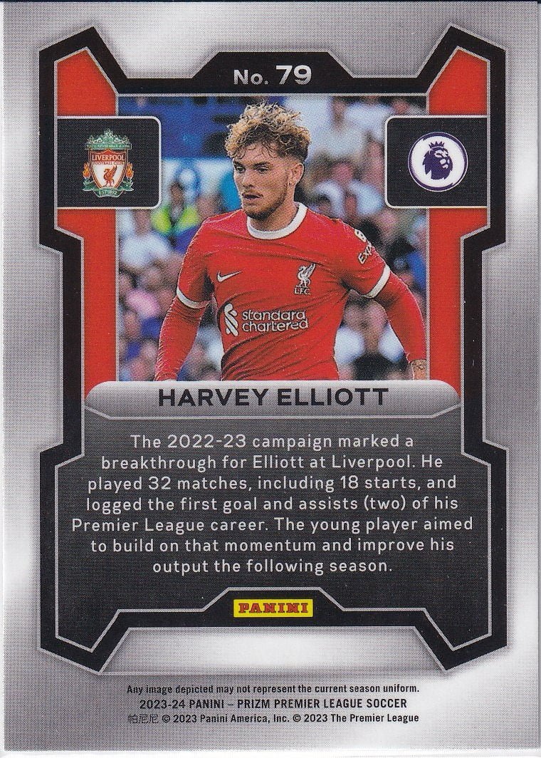 2022-23 Panini Prizm Premier League Soccer Base #88 Manchester United (Fred)