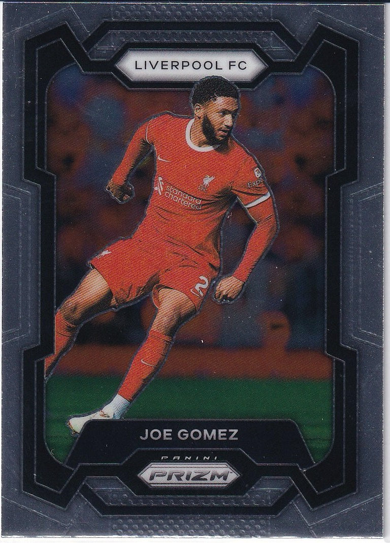 2023-24 Panini Prizm Premier League Soccer Base #88 Liverpool (Joe Gomez)