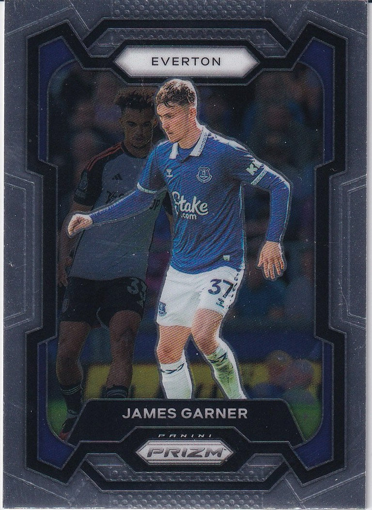 2023-24 Panini Prizm Premier League Soccer Base #261 Everton (James Garner)
