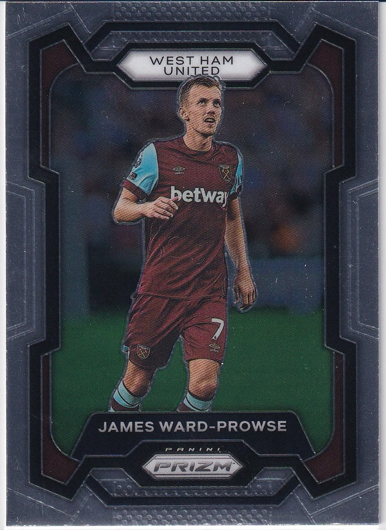 2023-24 Panini Prizm Premier League Soccer Base #223 West Ham United (James Ward-Prowse)