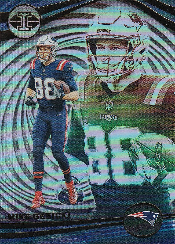 2023 Panini Illusions Football Base #76 New England Patriots, Mike Gesicki