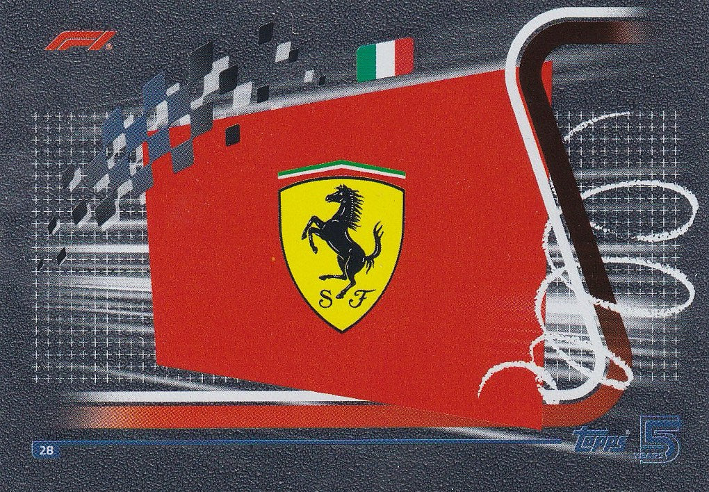 2024 Topps Turbo Attax F1 Racing Base #28 Scuderia Ferrari, Scuderia Ferrari
