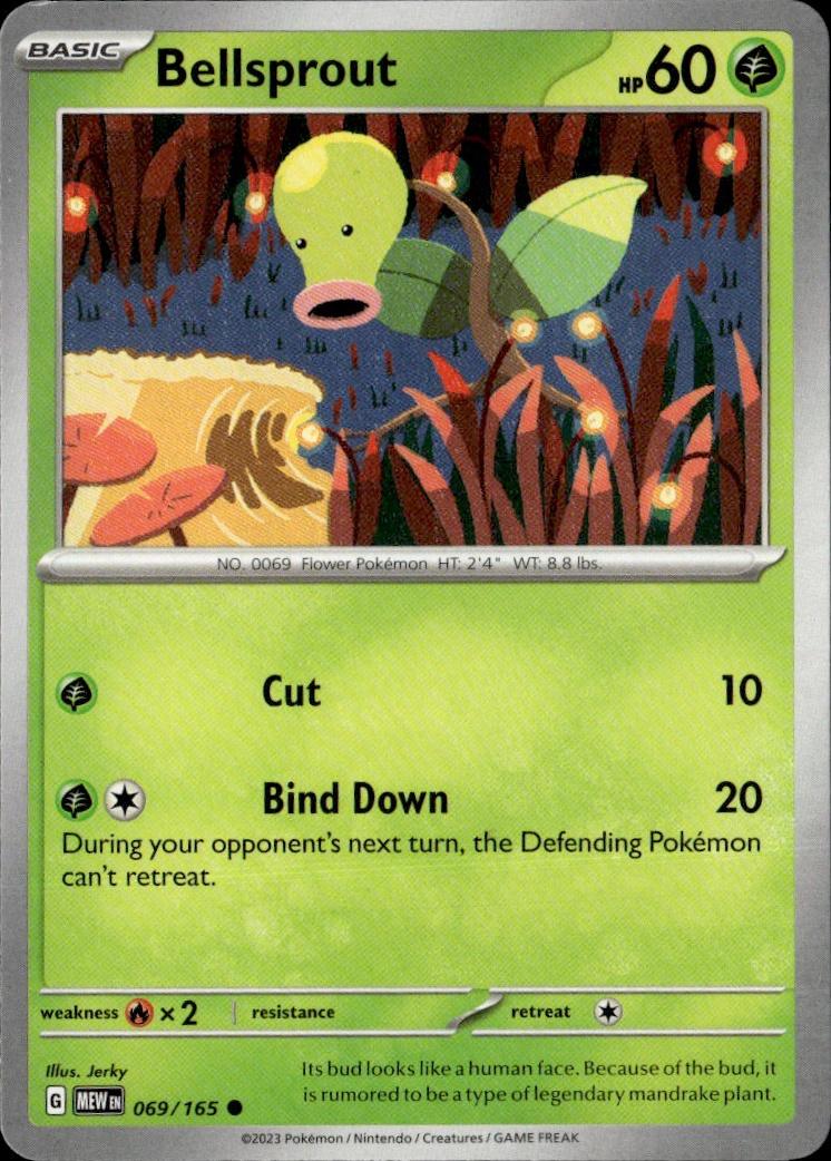 SV: Scarlet & Violet 151 Pokemon Common #069/165 (Bellsprout)