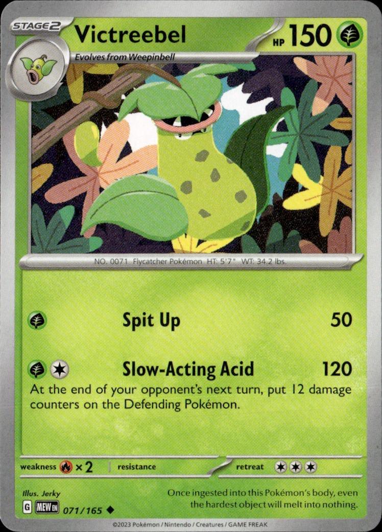 SV: Scarlet & Violet 151 Pokemon Common #071/165 (Victreebel)