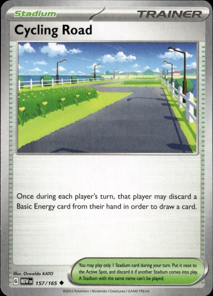 SV: Scarlet & Violet 151 Pokemon Common #157/165 (Cycling Road)