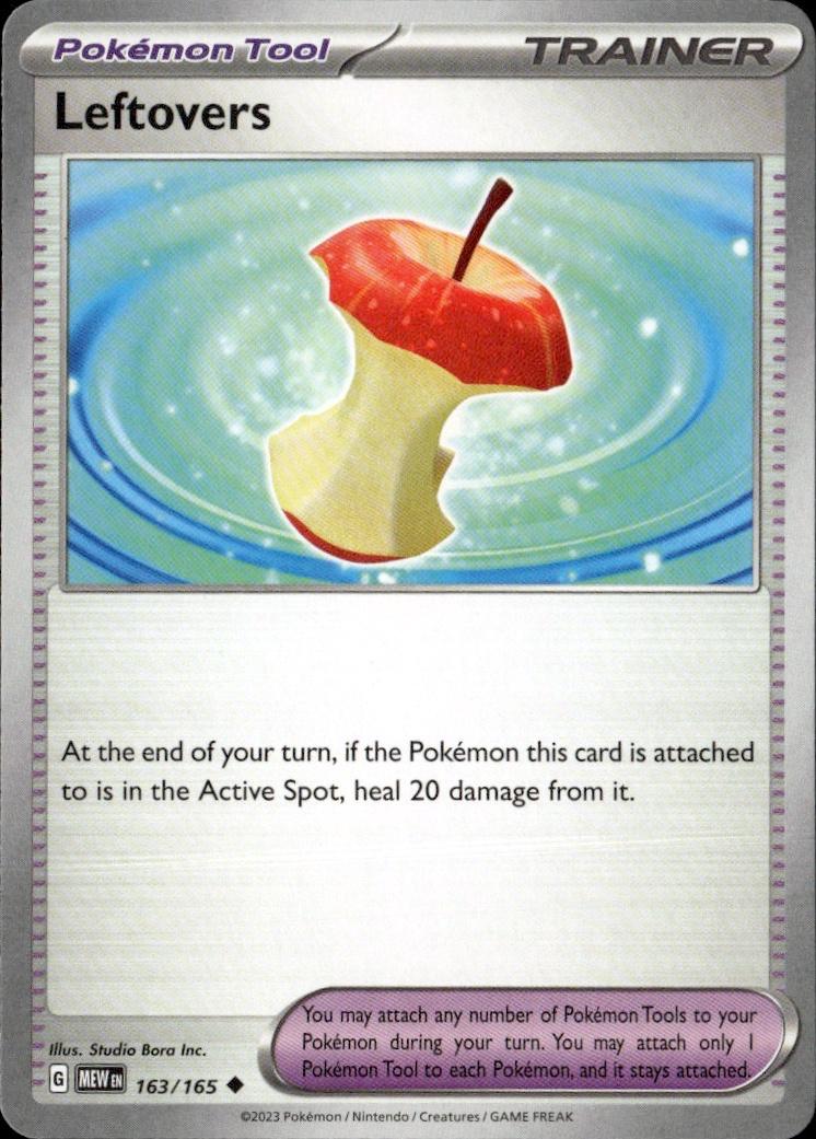 SV: Scarlet & Violet 151 Pokemon Common #163/165 (Leftovers)