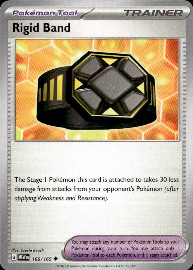 SV: Scarlet & Violet 151 Pokemon Common #165/165 (Rigid Band)