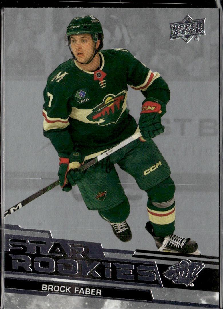 2023-24 Upper Deck NHL Star Rookies Box Set Hockey #6 Minnesota Wild, Brock Faber
