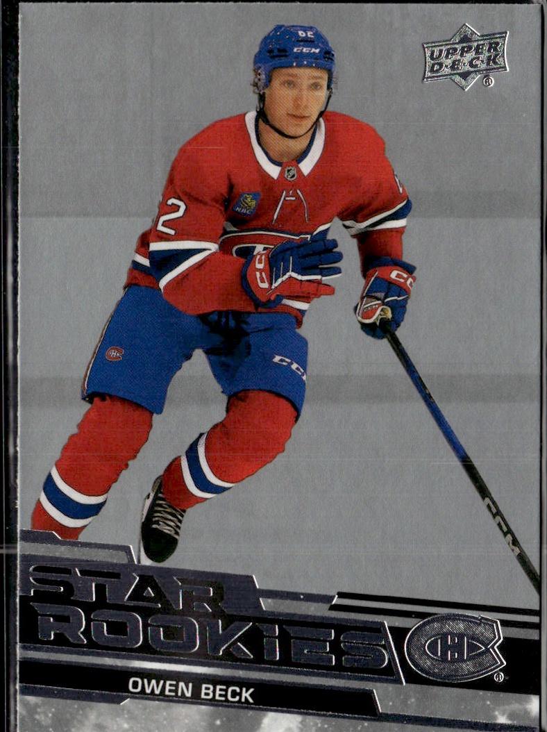 2023-24 Upper Deck NHL Star Rookies Box Set Hockey #9 Montreal Canadiens, Owen Beck