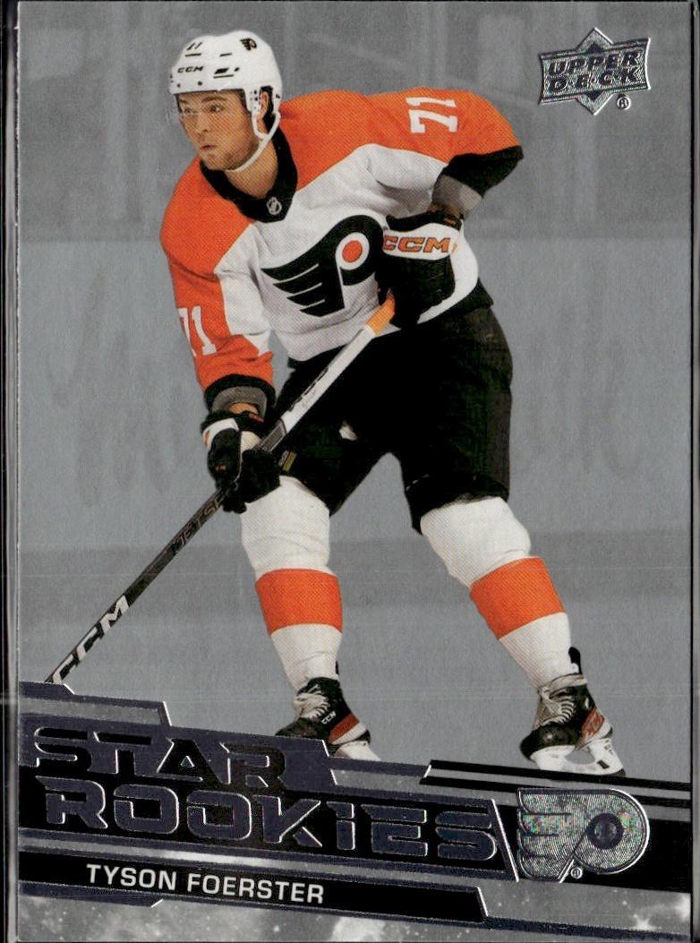 2023-24 Upper Deck NHL Star Rookies Box Set Hockey #13 Philadelphia Flyers, Tyson Foerster