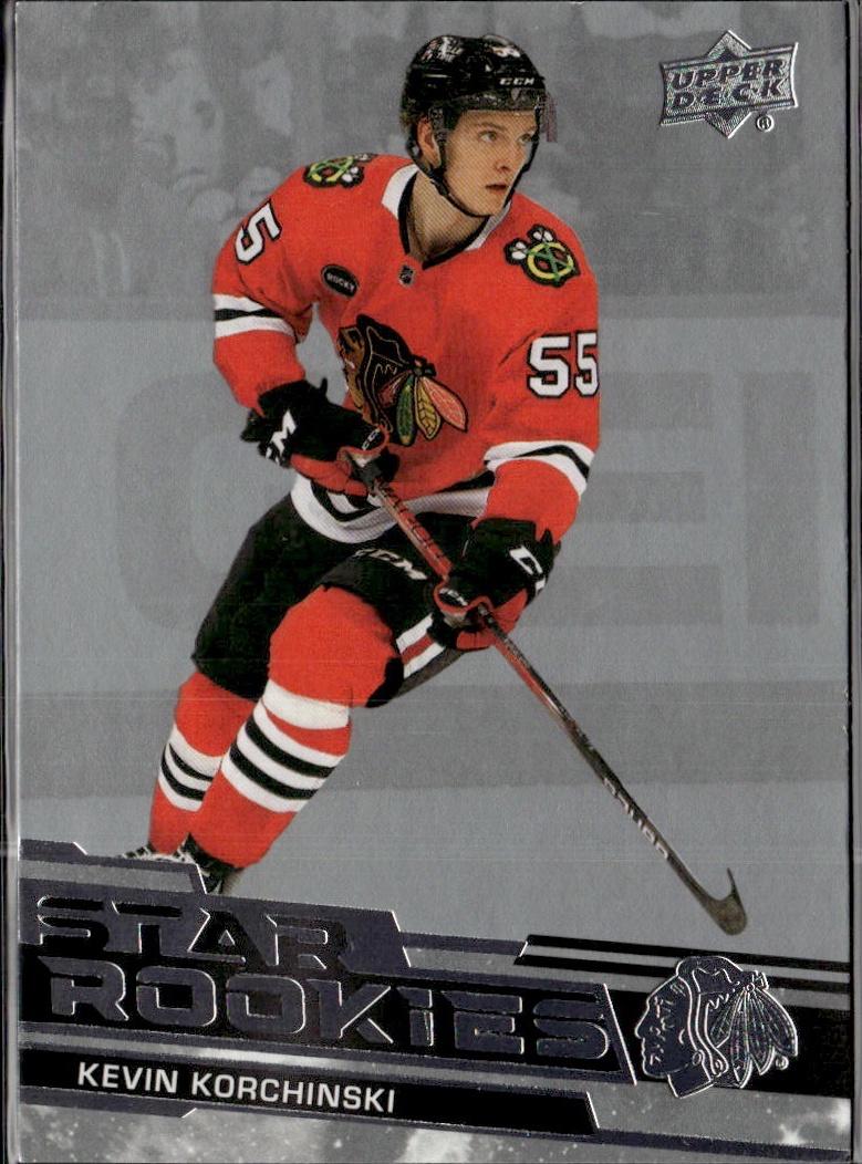 2023-24 Upper Deck NHL Star Rookies Box Set Hockey #16 Chicago Blackhawks, Kevin Korchinski