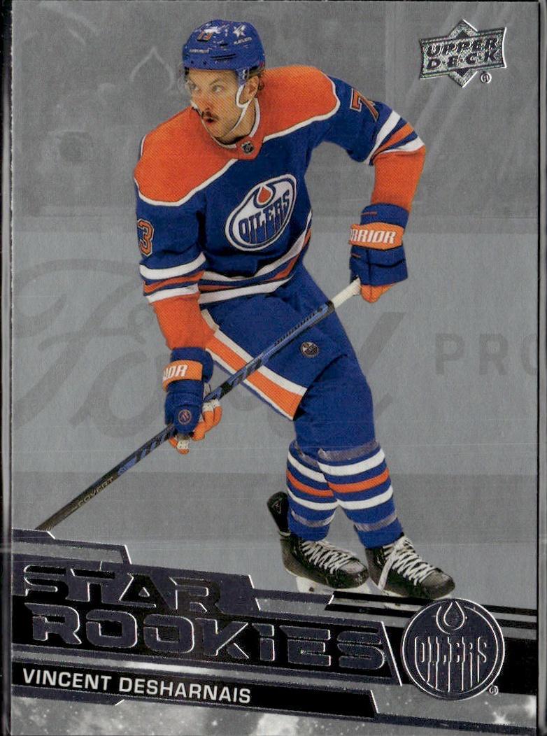 2023-24 Upper Deck NHL Star Rookies Box Set Hockey #17 Edmonton Oilers, Vincent Desharnais