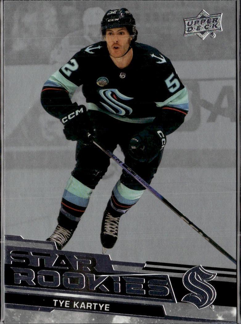 2023-24 Upper Deck NHL Star Rookies Box Set Hockey #22 Seattle Kraken, Tye Kartye