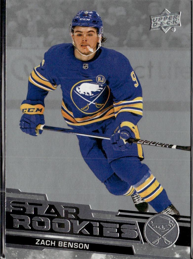 2023-24 Upper Deck NHL Star Rookies Box Set Hockey #25 Buffalo Sabres, Zach Benson