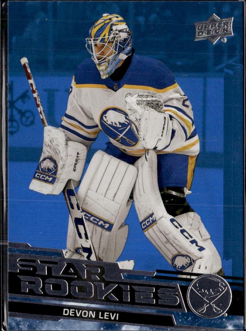 2023-24 Upper Deck NHL Star Rookies Box Set Hockey Blue #14 Buffalo Sabres, Devon Levi