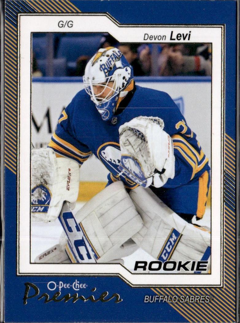 2023-24 O-Pee-Chee Hockey Pee-Chee - O-Pee-Chee Premier #P-84 Buffalo Sabres (Devon Levi)