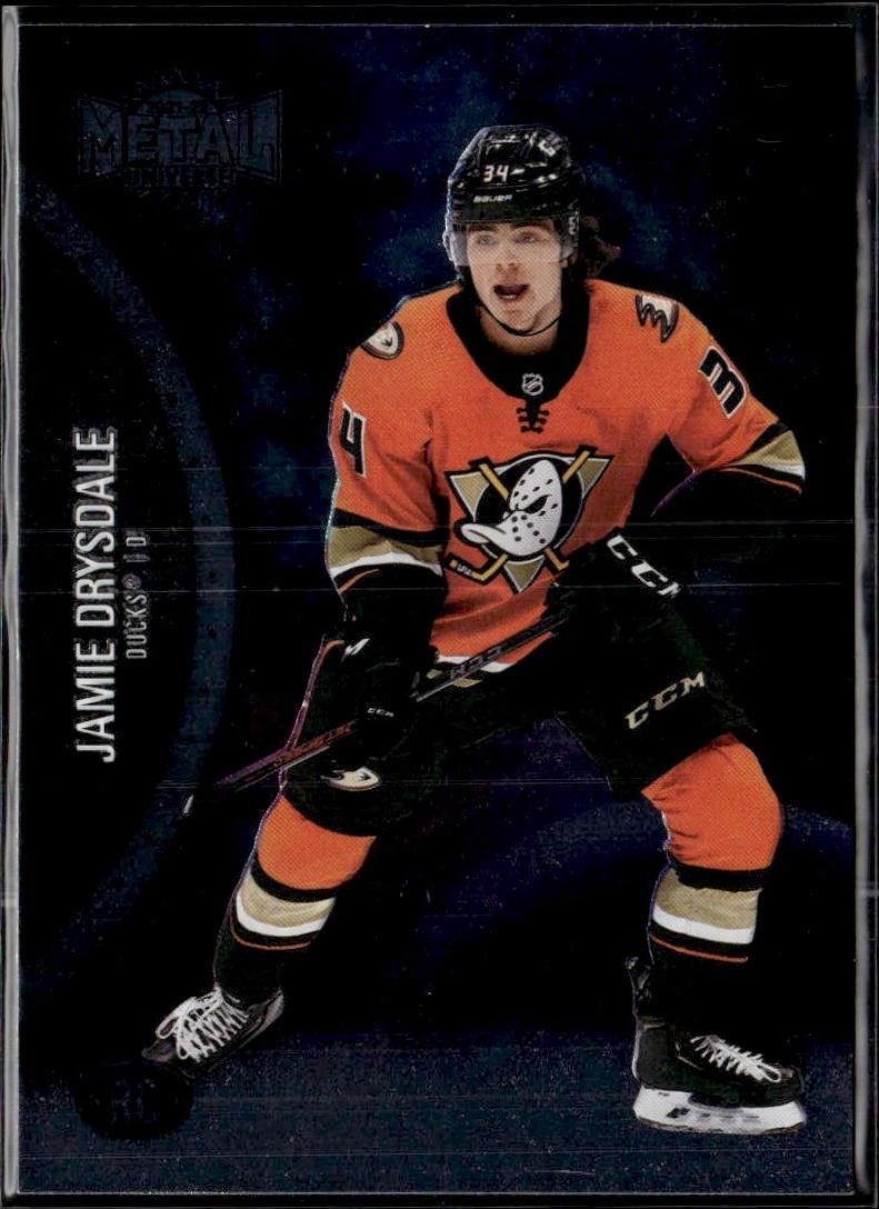 2021-22 SkyBox Metal Universe Hockey Base #155 Anaheim Ducks (Jamie Drysdale)