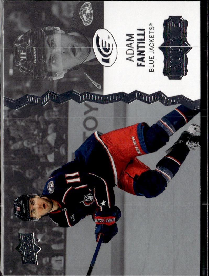 2023-24 Upper Deck Ice Hockey Base #253 Columbus Blue Jackets (Adam Fantilli)