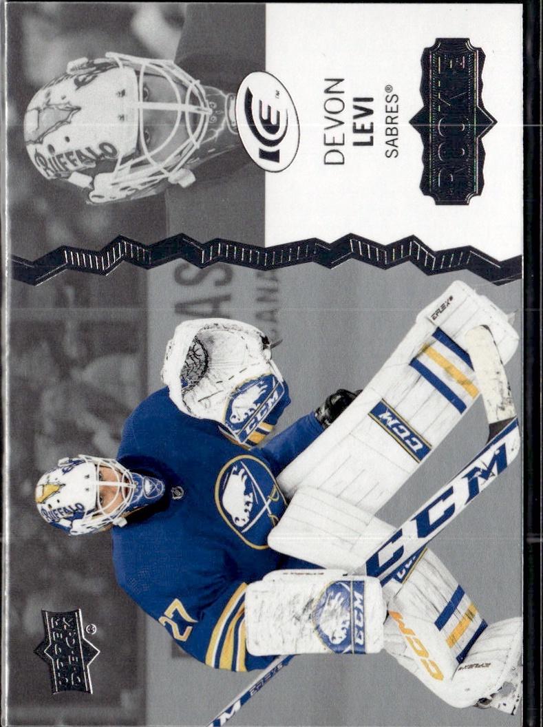 2023-24 Upper Deck Ice Hockey Base #115 Buffalo Sabres (Devon Levi)