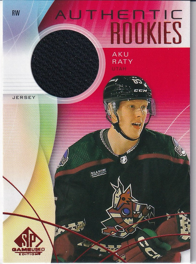 2024-25 SP Game Used Hockey Base - Red Jersey #274 Utah Hockey Club, Aku Raty