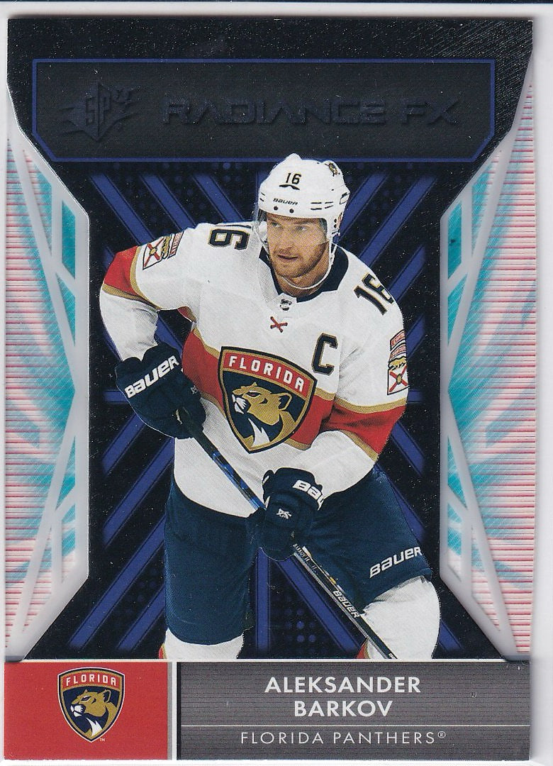 2021-22 SPx Hockey Radiance F/X #RFX-36 Florida Panthers, Aleksander Barkov