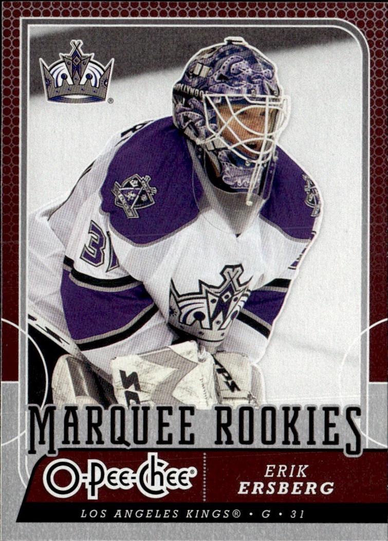 2008-09 O-Pee-Chee Hockey Base - Marquee Rookie #528 Los Angeles Kings, Erik Ersberg