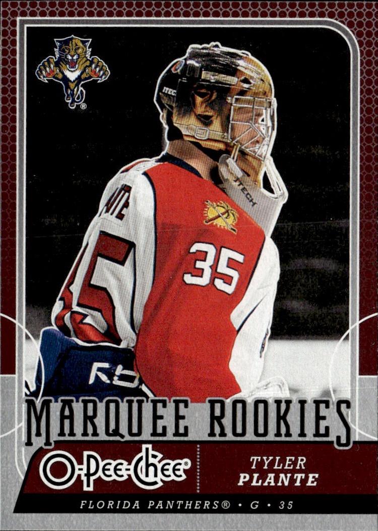 2008-09 O-Pee-Chee Hockey Base - Marquee Rookie #531 Florida Panthers, Tyler Plante