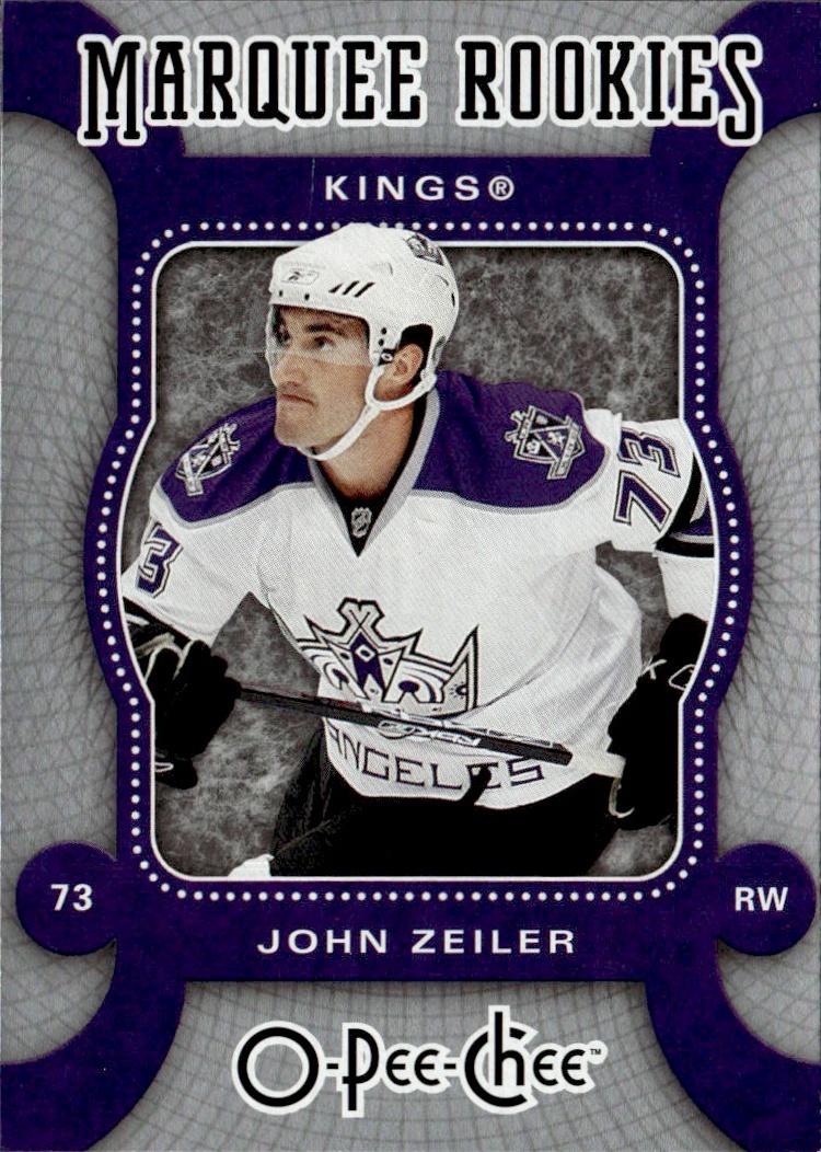 2007-08 O-Pee-Chee Hockey Base - Marquee Rookie #553 Los Angeles Kings (John Zeiler)