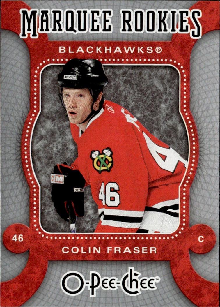 2007-08 O-Pee-Chee Hockey Base - Marquee Rookie #519 Chicago Blackhawks (Colin Fraser)