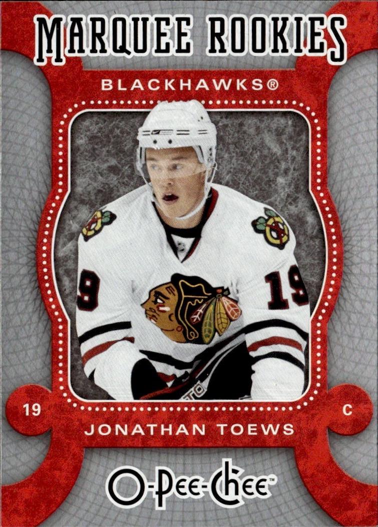 2007-08 O-Pee-Chee Hockey Base - Marquee Rookie #517 Chicago Blackhawks (Jonathan Toews)