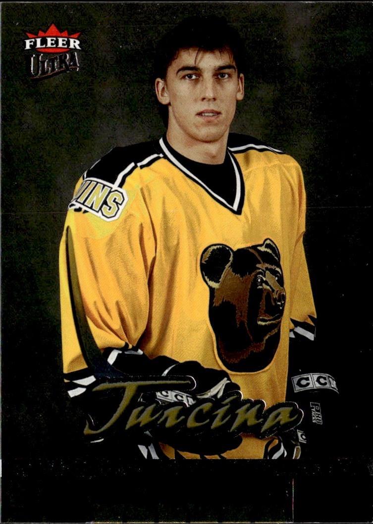 2005-06 Ultra Hockey Base #206 Boston Bruins (Milan Jurcina)