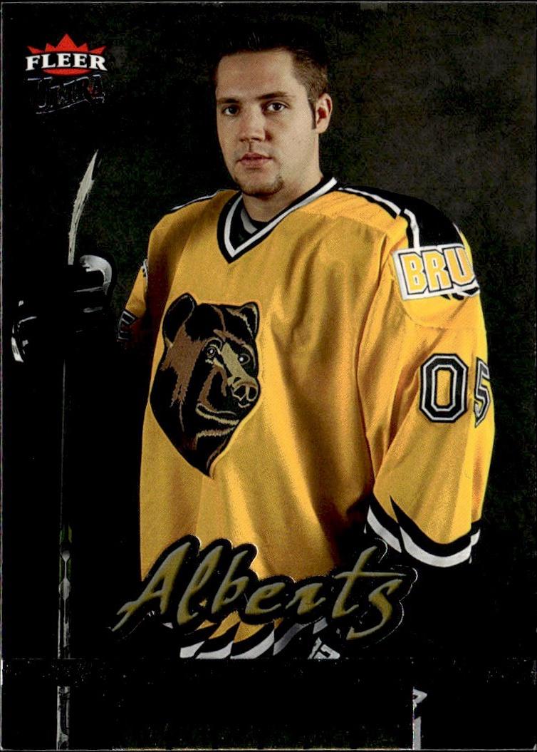 2005-06 Ultra Hockey Rookie #204 Boston Bruins (Andrew Alberts)