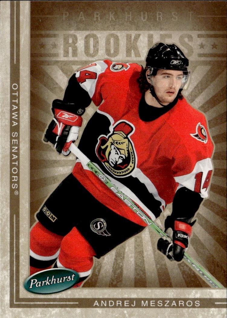 2005-06 Parkhurst Hockey Rookie #650 Ottawa Senators (Andrej Meszaros)