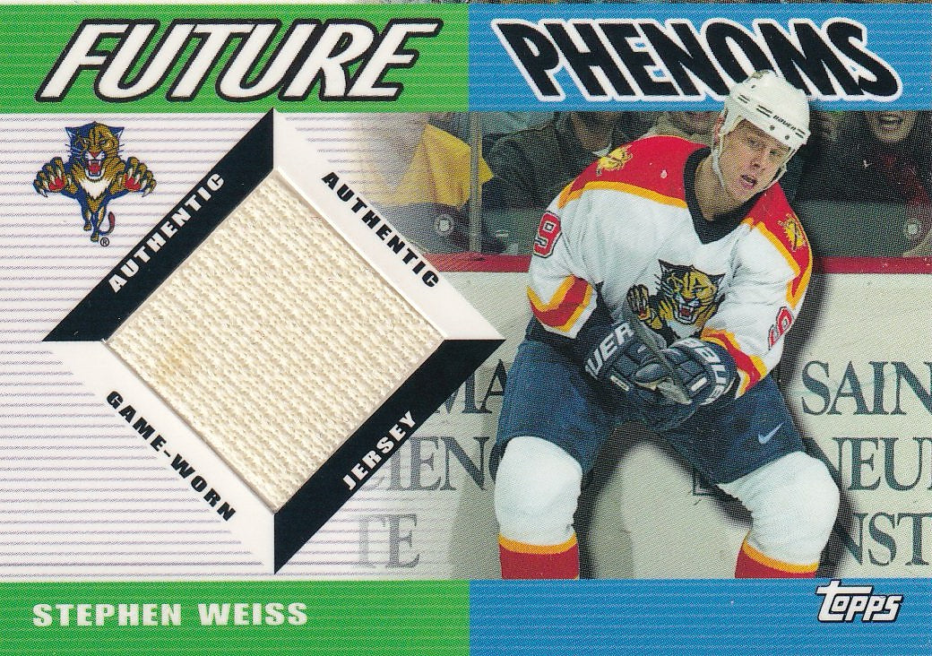 2003-04 Topps Traded & Rookies Hockey Future Phenoms #FP-SW Florida Panthers (Stephen Weiss)