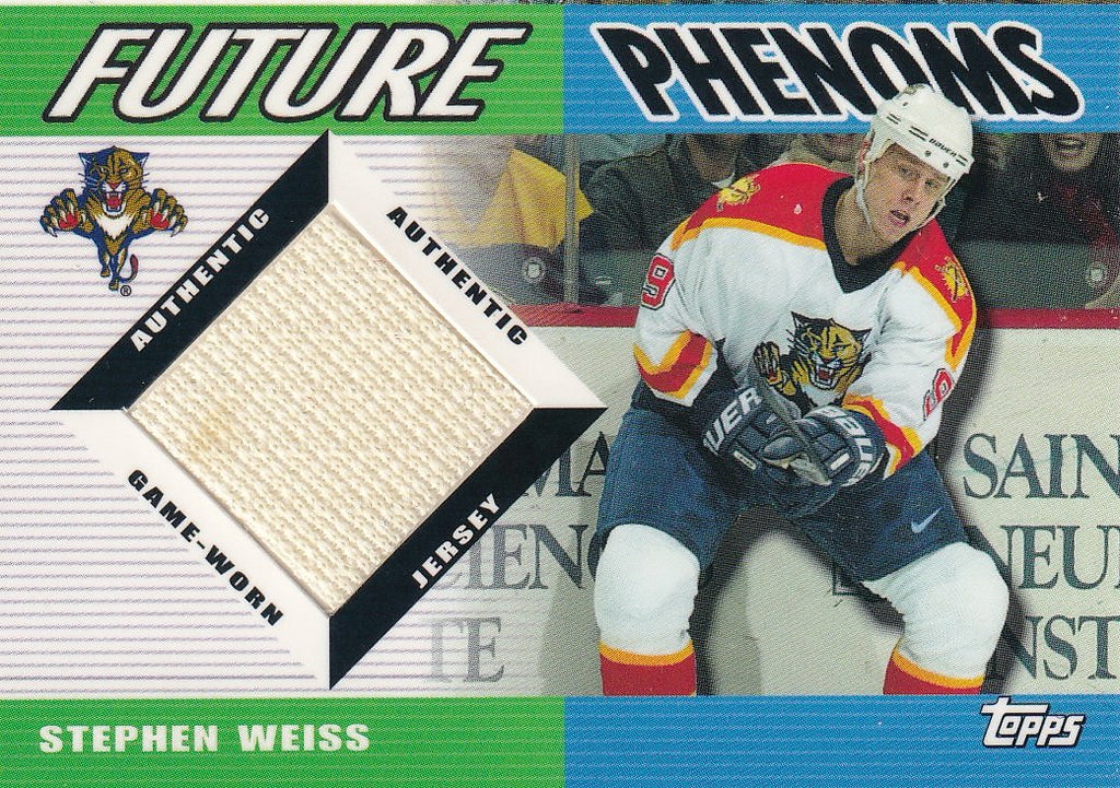 2003-04 Topps Traded & Rookies Hockey Future Phenoms #FP-SW Florida Panthers (Stephen Weiss)