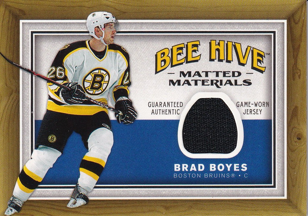 2006-07 Upper Deck Beehive Hockey Matted Materials #MM-BB Boston Bruins (Brad Boyes)