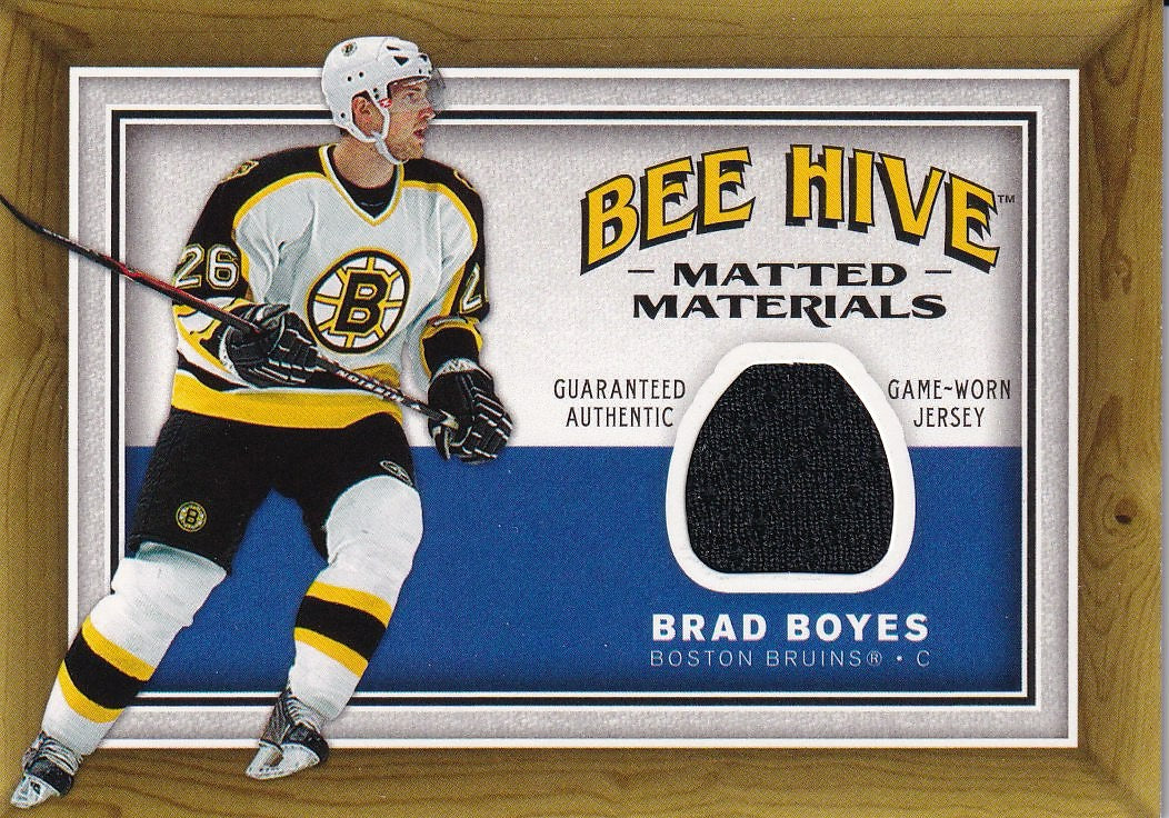 2006-07 Upper Deck Beehive Hockey Matted Materials #MM-BB Boston Bruins (Brad Boyes)