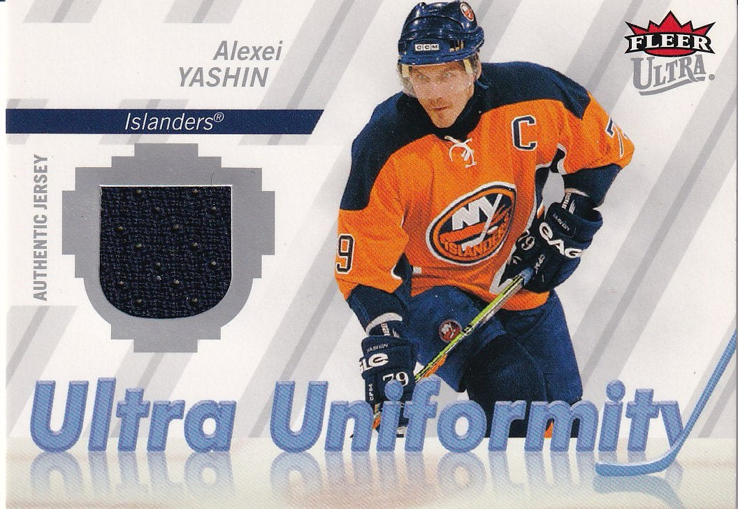 2007-08 Ultra Hockey Ultra Uniformity #U-AY New York Islanders (Alexei Yashin)