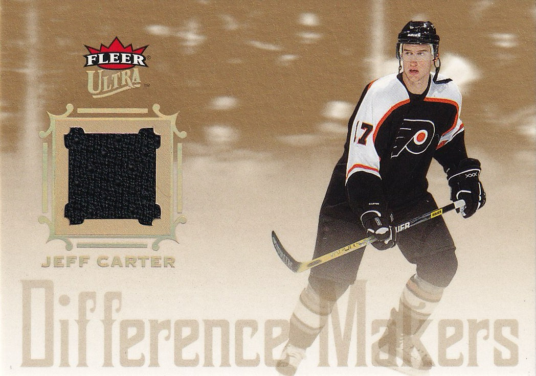2005-06 Ultra Hockey Difference Makers Jerseys #DMJ-JC Philadelphia Flyers (Jeff Carter)