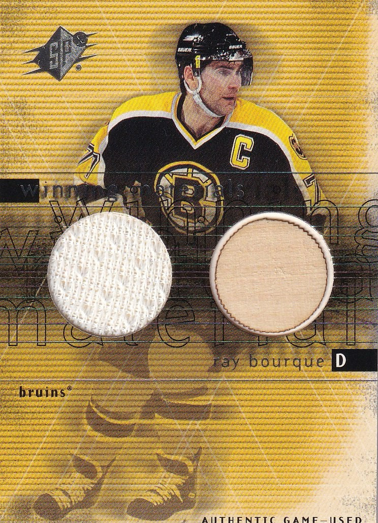 2000-01 SPx Hockey Winning Materials #RB Boston Bruins, Ray Bourque