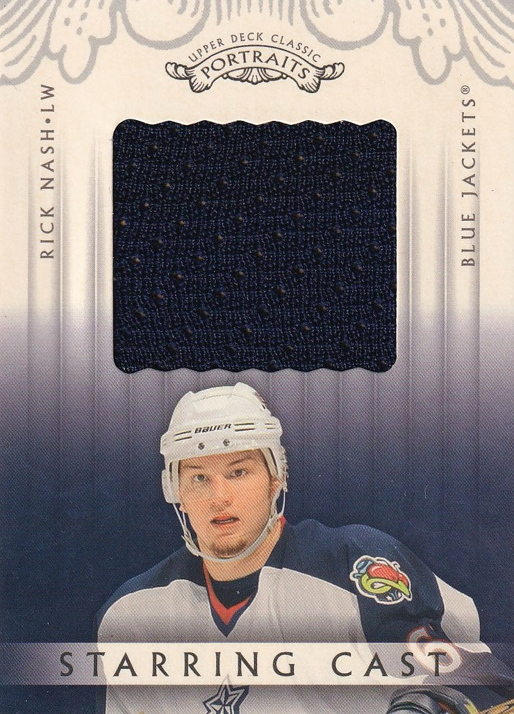 2003-04 Upper Deck Classic Portraits Hockey Starring Cast #SC-RN Columbus Blue Jackets, Rick Nash
