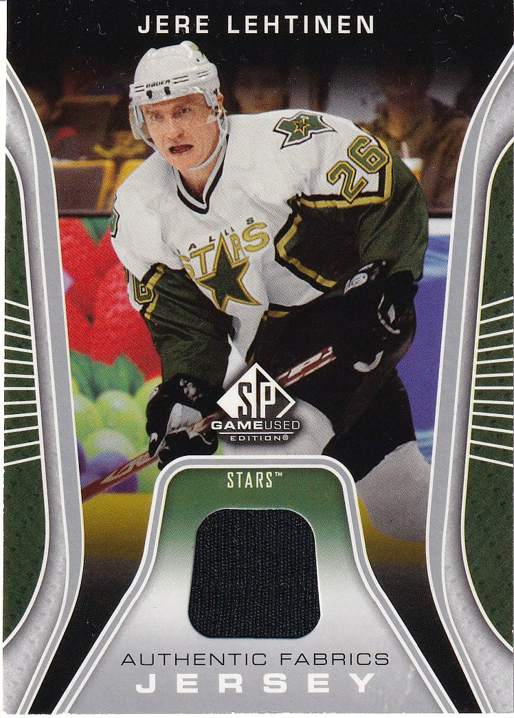 2006-07 SP Game Used Hockey Authentic Fabrics #AF-JL Dallas Stars, Jere Lehtinen