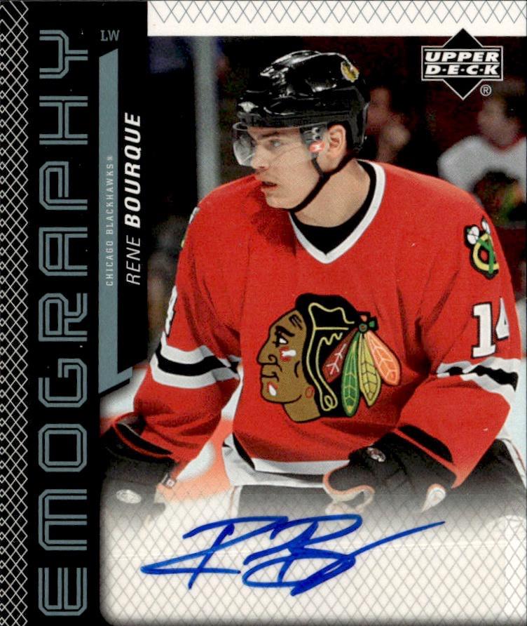 2006-07 Upper Deck Black Diamond Hockey Gemography #G-RB Chicago Blackhawks, Rene Bourque